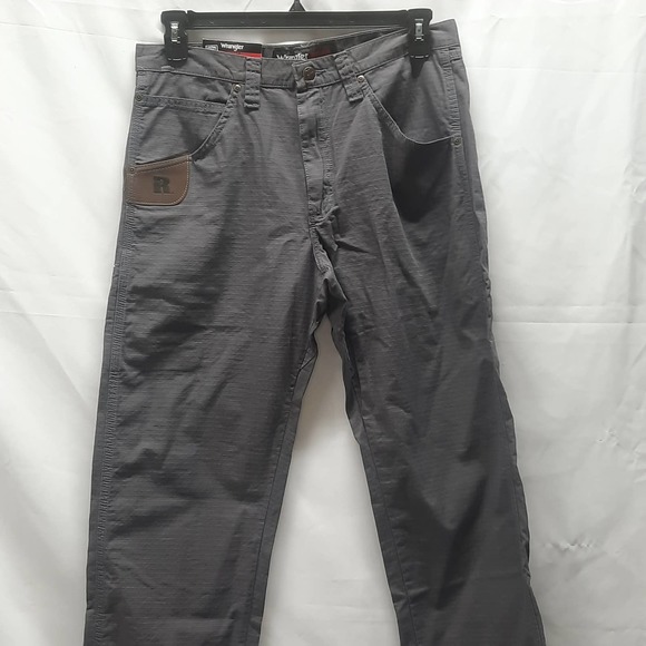NWT Wrangler Charcoal RIGGS WORKWEAR Technician Relaxed Fit pants 32 X 32 - Picture 9 of 15